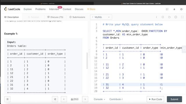 LeetCode Medium 2084 Interview SQL Question with Detailed Explanation | Practice SQL смотреть онлайн