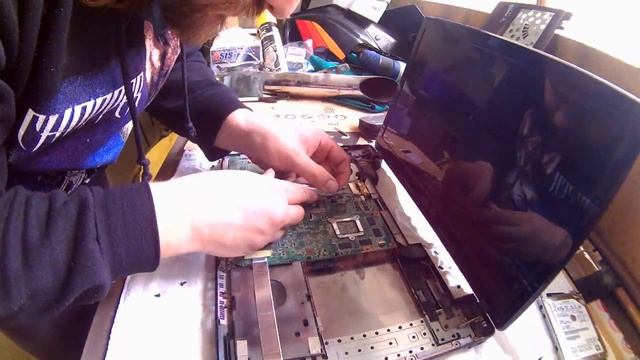 Pitva notebooku Asus K53S, oprava napájení смотреть онлайн