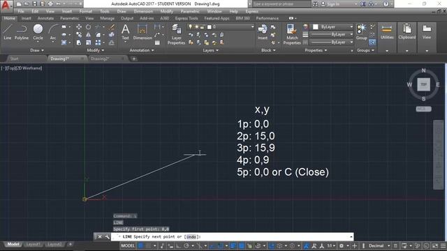 Autodesk AutoCAD: How to use Absolute Coordinate System in Autodesk AutoCAD смотреть онлайн