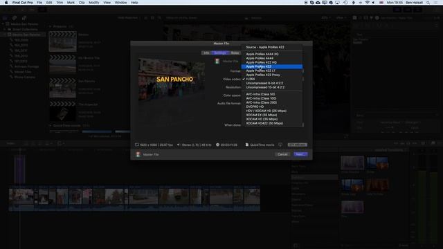Final Cut Pro Tutorial : Exporting Video Essentials - Includes Quicktime MOV & MP4 Formats