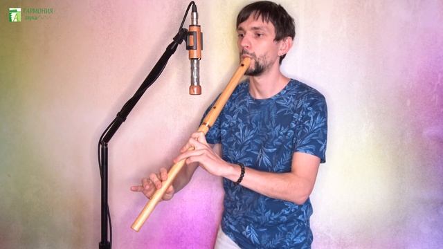 Лоу -вистл в До из ясеня - мастерская флейт Гармония Звука