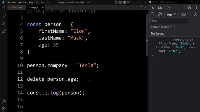 Object In JavaScript | JavaScript Object Tutorial For Beginners смотреть онлайн