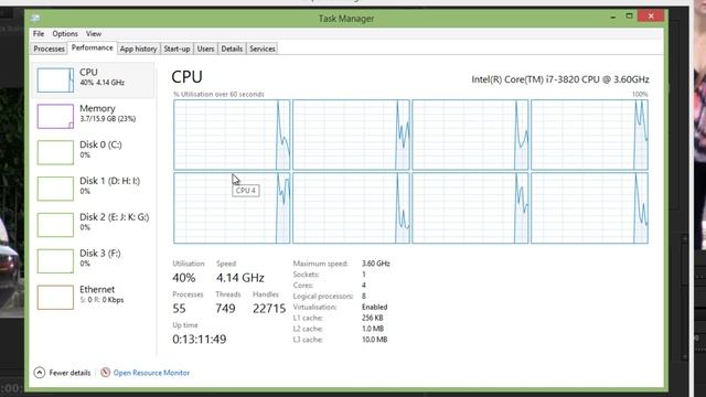 Premiere Pro - Force 100% CPU Usage When Rendering смотреть онлайн