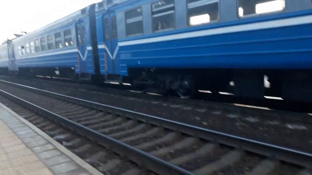 [БЧ] Электричка ЭР9Т-724.Оп.Печинский. смотреть онлайн