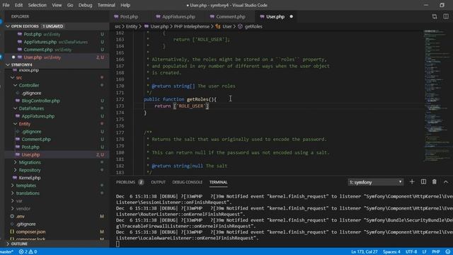 symfony ep14 Password Encoder смотреть онлайн