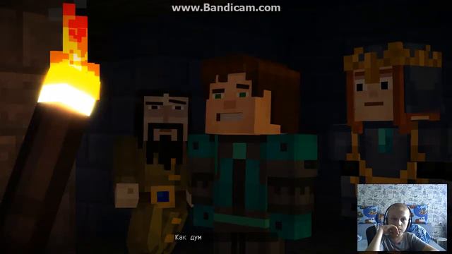 Minecraft Story Mode EP 6 часть 7 прохождение среди картин смотреть онлайн