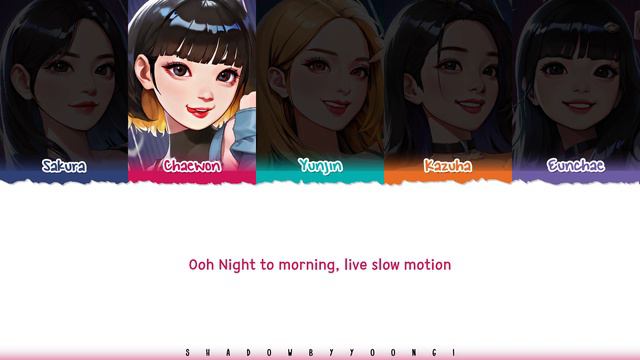 LE SSERAFIM 'Perfect Night' With OVERWATCH 2 Lyrics [Color Coded_Eng] | ShadowByYoongi