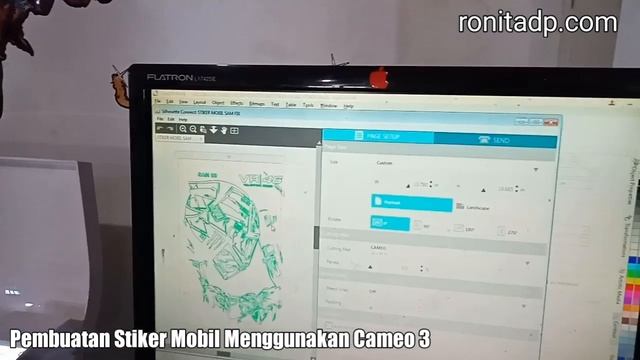 Membuat Stiker Mobil Dengan Cameo 3 dan RDS Stabilo A3+ RONIta смотреть онлайн