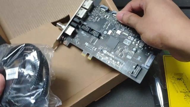 NVIDIA Quadro Sync II Installed On Nvidia RTX A6000