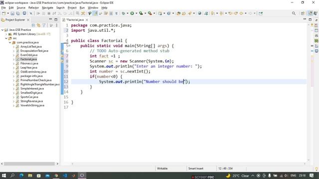 Java Program to find Factorial of a Number | User Input смотреть онлайн