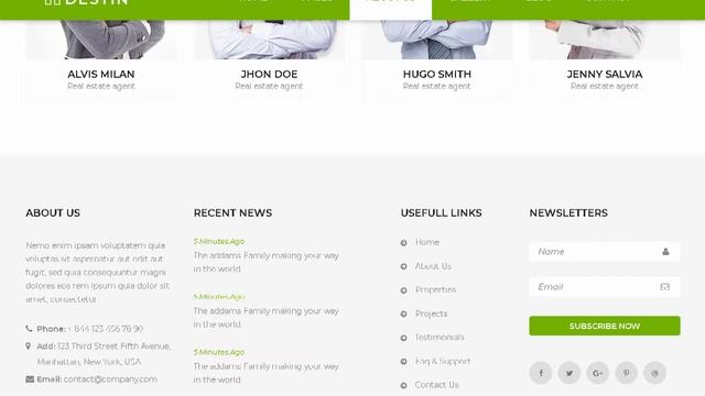 Destin | Real Estate Single Property HTML5 Template | Themeforest Templates смотреть онлайн