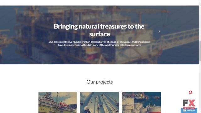 Gas & Oil Responsive Landing Page Template TMT | Free Template Myles смотреть онлайн