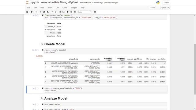 Association Rule Mining in PyCaret смотреть онлайн