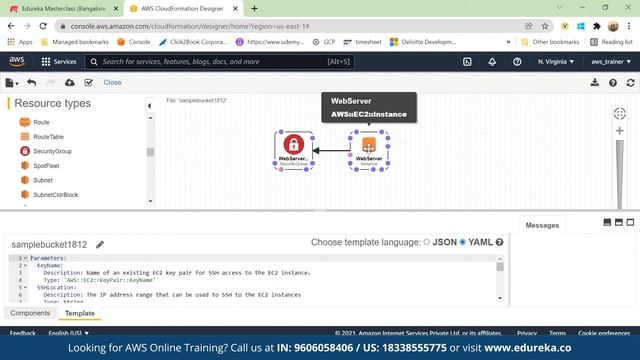 AWS CloudFormation in 60 Minute s| AWS CloudFormation Demo | AWS Tutorial | Edureka Live смотреть онлайн
