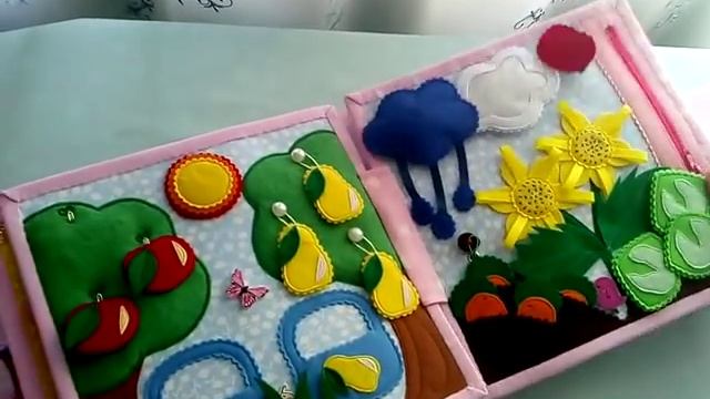 Развивающая книжка №11.Developing Book.Quiet Book