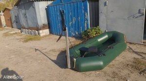 Аэролодка с электрическим мотором. Новая аэролодка.