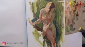 Обнаженная женская фигура.