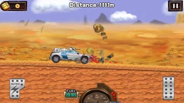 MAX LEVEL ZOMBIE CAR EVOLUTION! All Cars Unlocked Unlimited Gold HACK In Monster Hill Racer 2 смотреть онлайн