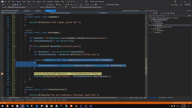 RPG Console Game - C# ABSOLUTE BEGINNER Programming series Episode 4 смотреть онлайн