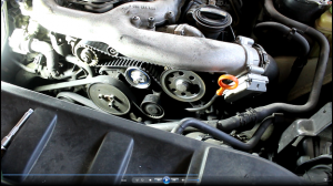 Замена ремня и роликов привода ТНВД на АУДИ Q7 2008 AUDI Q7 3,0 дизель