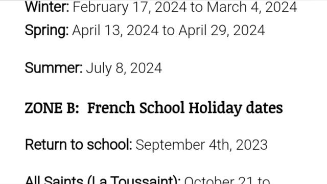 French School Holidays – 2023/2024 Dates for Your Calendar смотреть онлайн