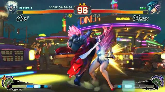 Ultra street fighter 4-Oni's gameplay (Hardest) смотреть онлайн