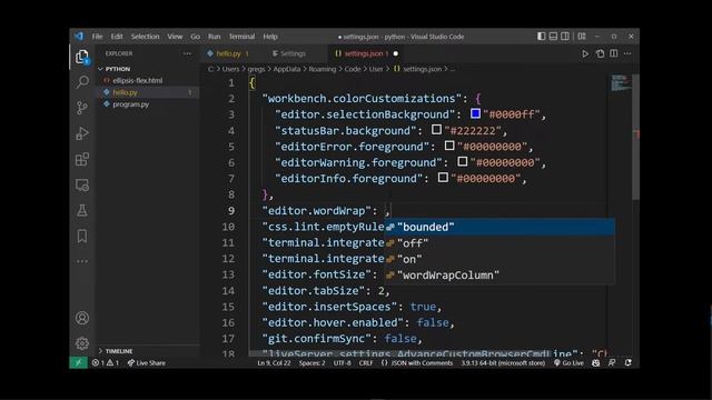 How To Enable Word Wrap In Visual Studio Code (VScode) смотреть онлайн
