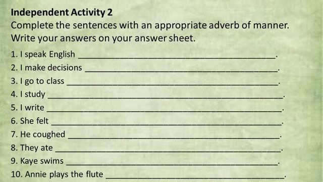 ENGLISH 6 QUARTER 4 MODULE 3: Adverbs of Manner смотреть онлайн