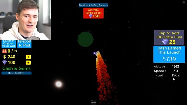 LAUNCHING LEVEL 9999 ROCKET SHIP into Space! // Roblox смотреть онлайн