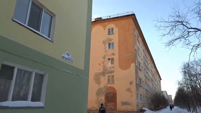 г Мончегорск от пр. Металлургов дом №47 до Площади смотреть онлайн