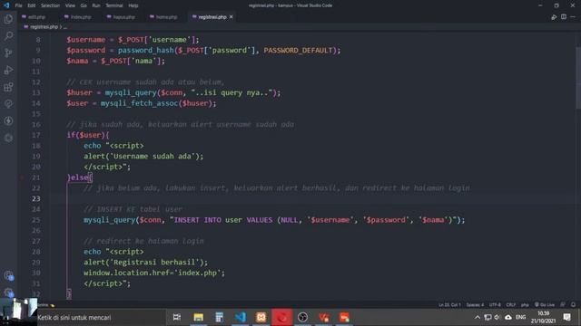 Day #27 - Kelas Pemrograman Web 2 2021 - PHP MySQL, Composer, Datatables смотреть онлайн