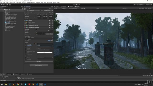 Unity Post-Processing - Flooded Ground  #graphicdesign  Tutorial
