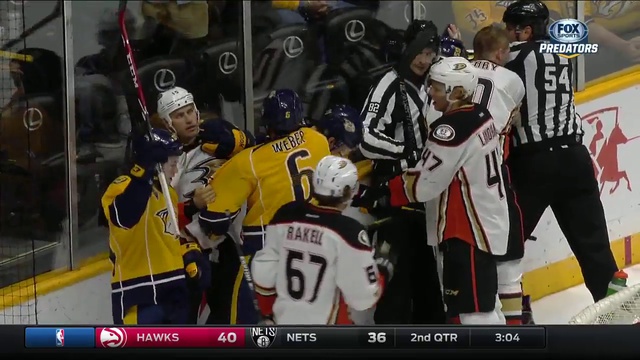 NHL. Anaheim Ducks vs Nashville Predators. 2 тайм. 17.11. НХЛ Анахайм - Нэшвилл смотреть онлайн