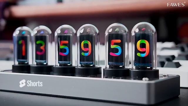 IPS Nixie Tubes Digital Table Clock смотреть онлайн