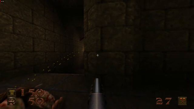 Quake Walkthrough-The Grisly Grotto-E1M4 - Nightmare