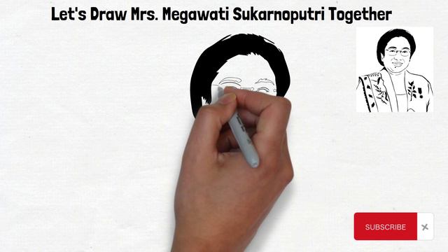 Easy drawing, Mrs. Megawati President of Indonesia смотреть онлайн