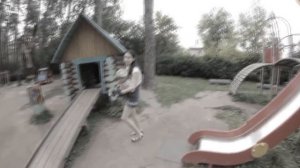 ВЛОГ: качели/БОРЩЕВИК/гуляем по парку/мама ломает ГОРКУ?