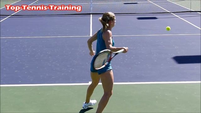 Camila Giorgi Slow Motion Forehands And Backhands