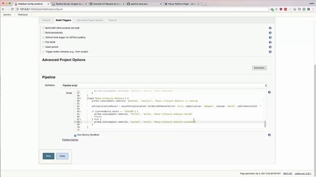 Jenkins Plugin for Nexus Lifecycle Pushes Component Intellience into GitHub смотреть онлайн