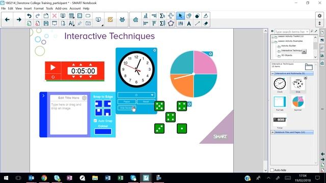 SMART Interactive Tools SMART Notebook 17 смотреть онлайн