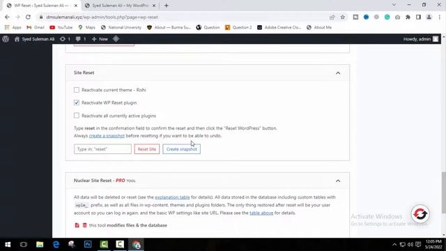 How to reset WordPress theme to Default - Reset WordPress website in 1 Click смотреть онлайн
