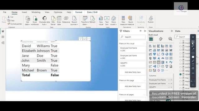 Power Bi for Beginners: ISEMPTY Dax смотреть онлайн