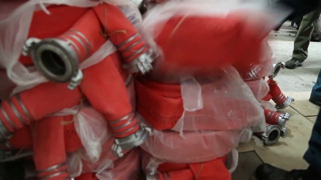 МЧС Республики Абхазия получило в подарок пожарные рукава