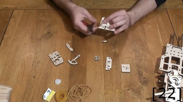 "Big Rig" (Part 1) - WoodTrick assembling the mechanical 3D model constructor kit смотреть онлайн