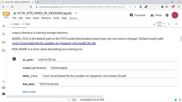 Training or Fine Tuning a Hindi Language VITS TTS Voice Model with Coqui TTS on Google Colab смотреть онлайн