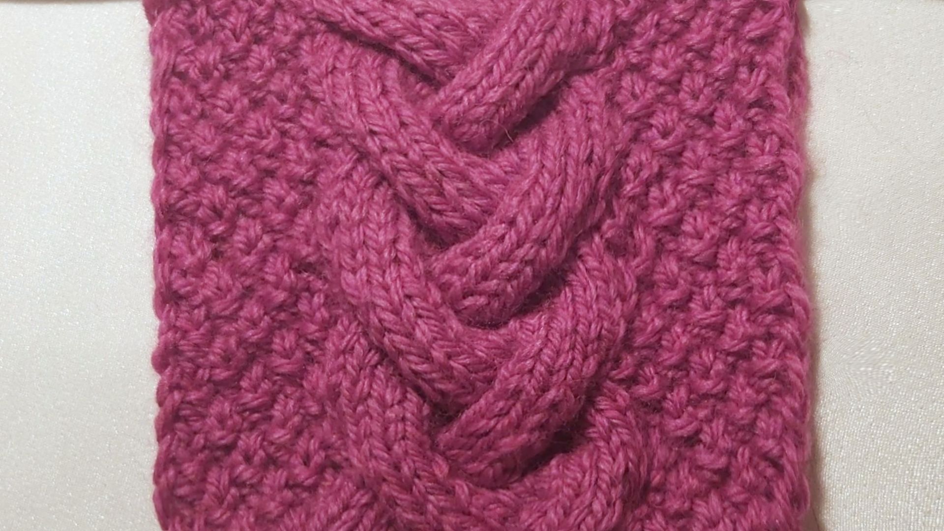 Узоры спицами // Объемная коса смотреть онлайн