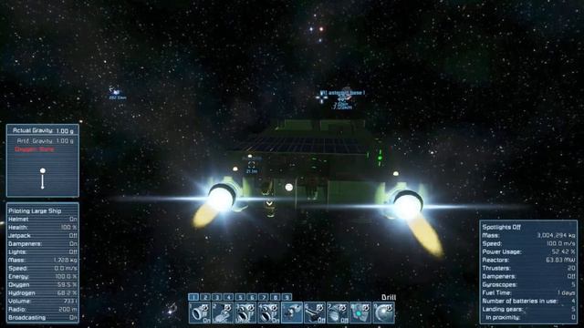 Space Engineers planet survival ep75 moon ice run смотреть онлайн