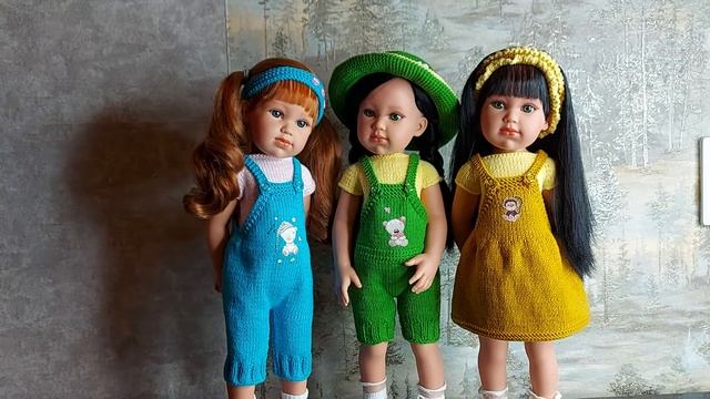 Куклы Llorens 42 см сравнение двух девочек и Llorens 30см! смотреть онлайн