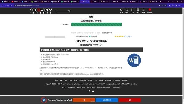 Recovery Toolbox for Word - 工作原理 Online смотреть онлайн