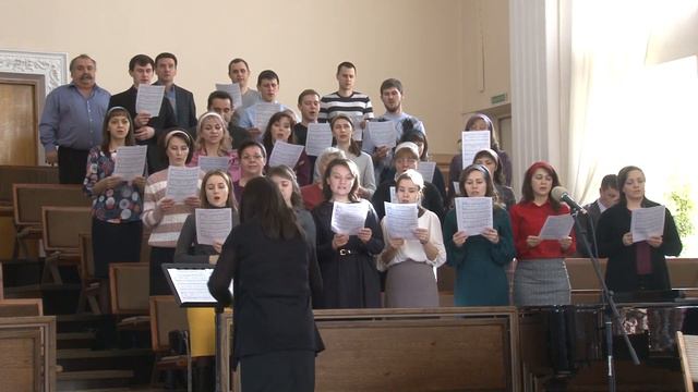 хор "Корабль разбит и с бурей споря" ц.Голгофа г.Алматы смотреть онлайн